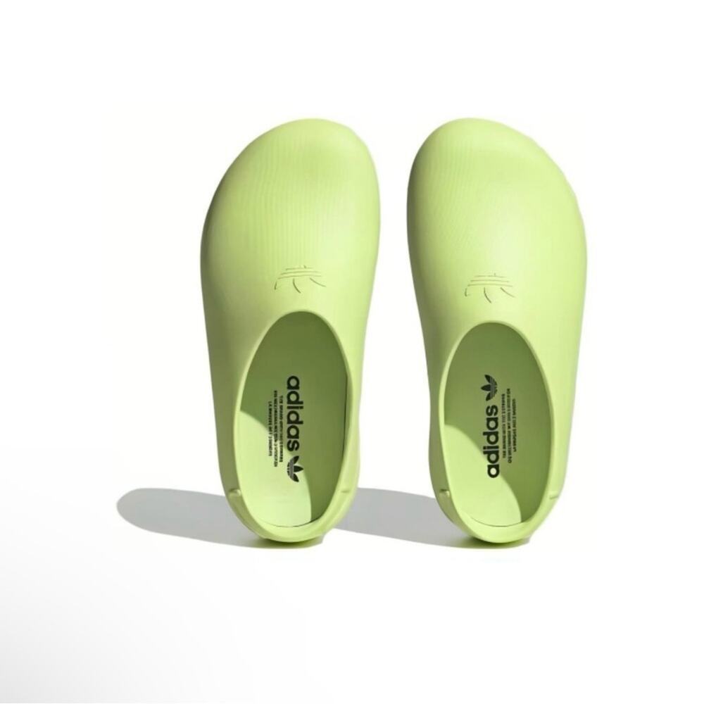 Adidas Adifom Stan Smith Mule Neon Green Foam Clogs Y2K Gorpcore